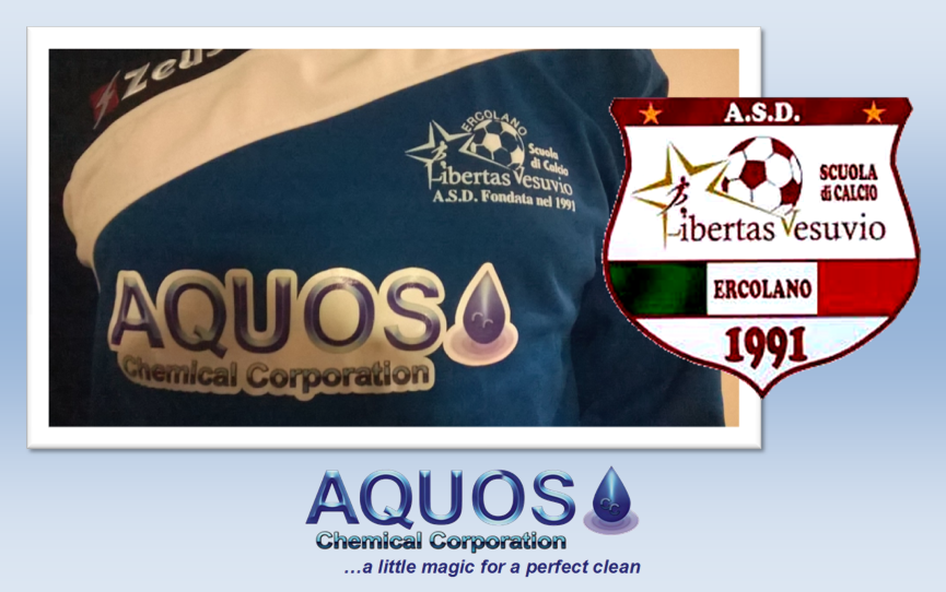 Aquos sponsoring the soccer school A.S.D. Libertas Vesuvio in Ercolano (NA)